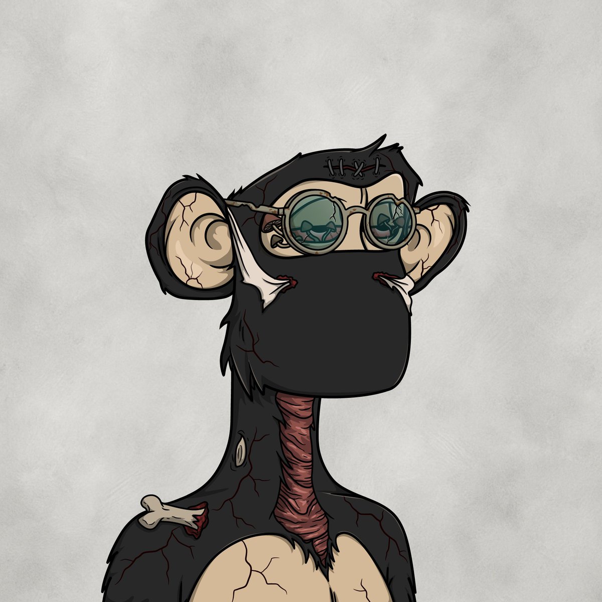 Dead Ape evolution preview 💀

Original → Dead version.

What do you think? 👇