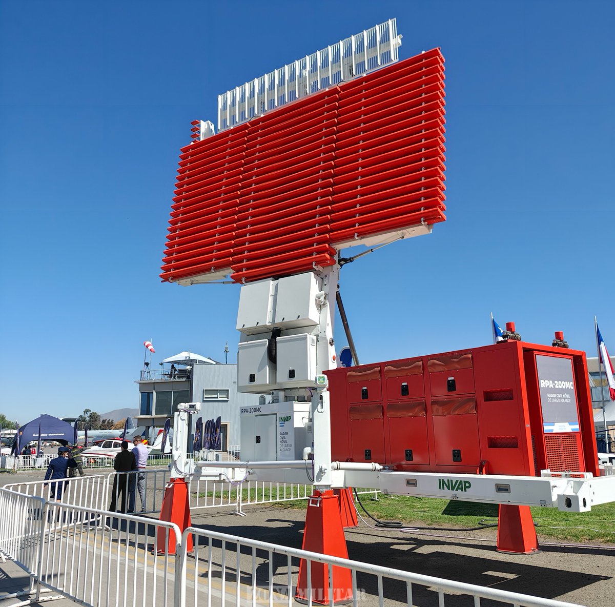 🇦🇷🇨🇱 | Radar civil móvil RPA-200MC de Invap Argentina, presente en ...