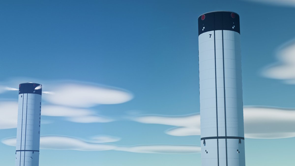 FusionSpace2023's tweet image. The boosters for the second and third flight test of Gryphon have completed initial structural qualification testing. Meanwhile, the booster for flight one has received all 25 Aeolus NG engines for final engine testing!