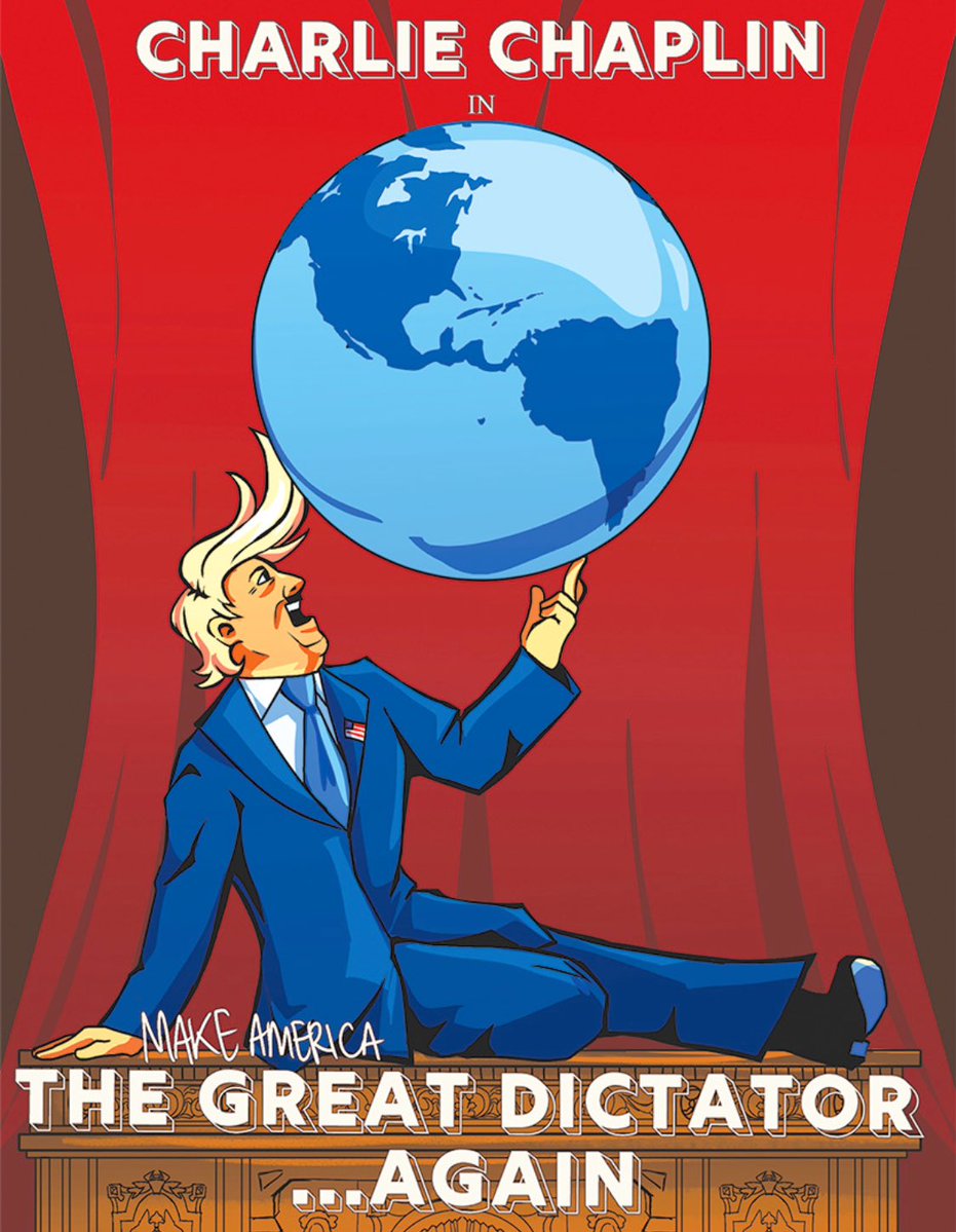 SantiagoArtis's tweet image. THE GREAT DICTATOR 
#dictator #destructor #dystopian