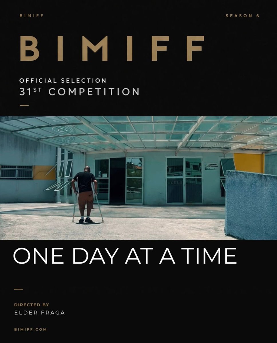 Corpo:💥 Temos novidades incríveis!💥 @bimiff_ 

O nosso longa-metragem, “UM DIA APÓS O OUTRO” (One Day at a Time), foi selecionado para o Festival 31 Competition BIMIFF!

Para celebrar essa conquista, apresentamos a vocês a arte oficial da nossa participação.