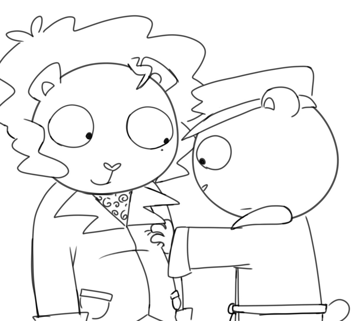 dyy1akady's tweet image. pop: oh shit it does work
disco bear: told ya