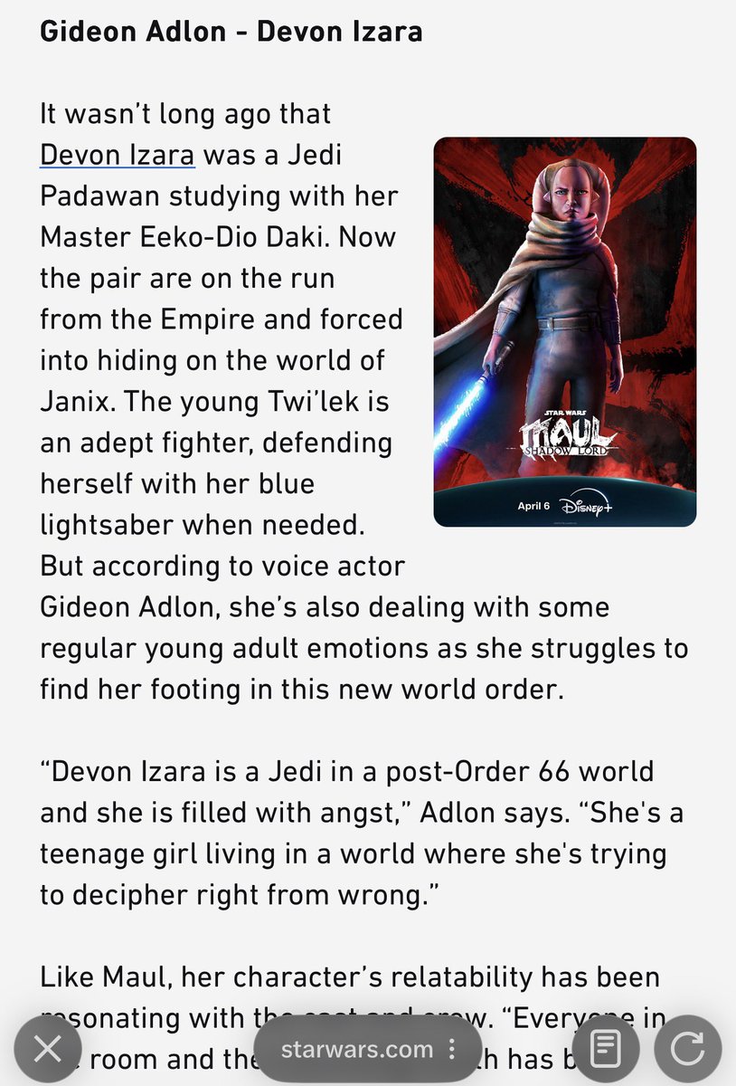 lyra ★ maul era tweet media