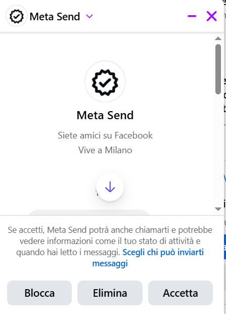 EmiliaUA's tweet image. ATTENZIONE TRUFFA SU #Facebook: ho appena bloccato questa chat

NON aprite il link, non scaricate il .pdf non inoltrate informazioni: si tratta di una #TRUFFA

@poliziadistato