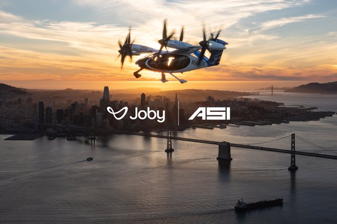 StockSavvyShay's tweet photo. $JOBY just partnered with Air Space Intelligence to help manage high-density eVTOL traffic.

By combining Joby’s flight operations with ASI’s Flyways AI platform, they’re building the predictive airspace layer needed for the next generation of air traffic control. https://t.co/DStwY6UX6B