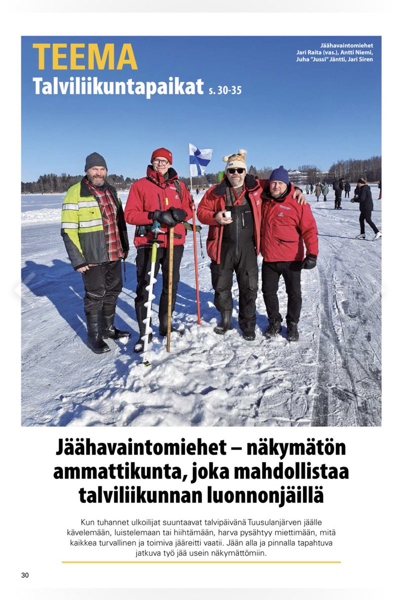 Suomen liikunnan ammattilaiset julkaisussa juttua Tuusulanjärven reitistä ja siitä työstä jota sen takana tehdään. e-julkaisu.fi/sla/liikunnan_…