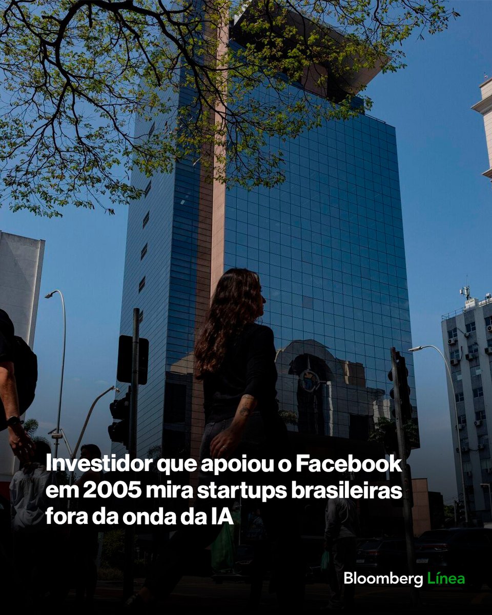 BloombergLineaB's tweet image. Investidor que apoiou o Facebook em 2005 mira startups brasileiras fora da onda da IA. Saiba mais: bit.ly/4vg9w4X

#startup #ia #investidor