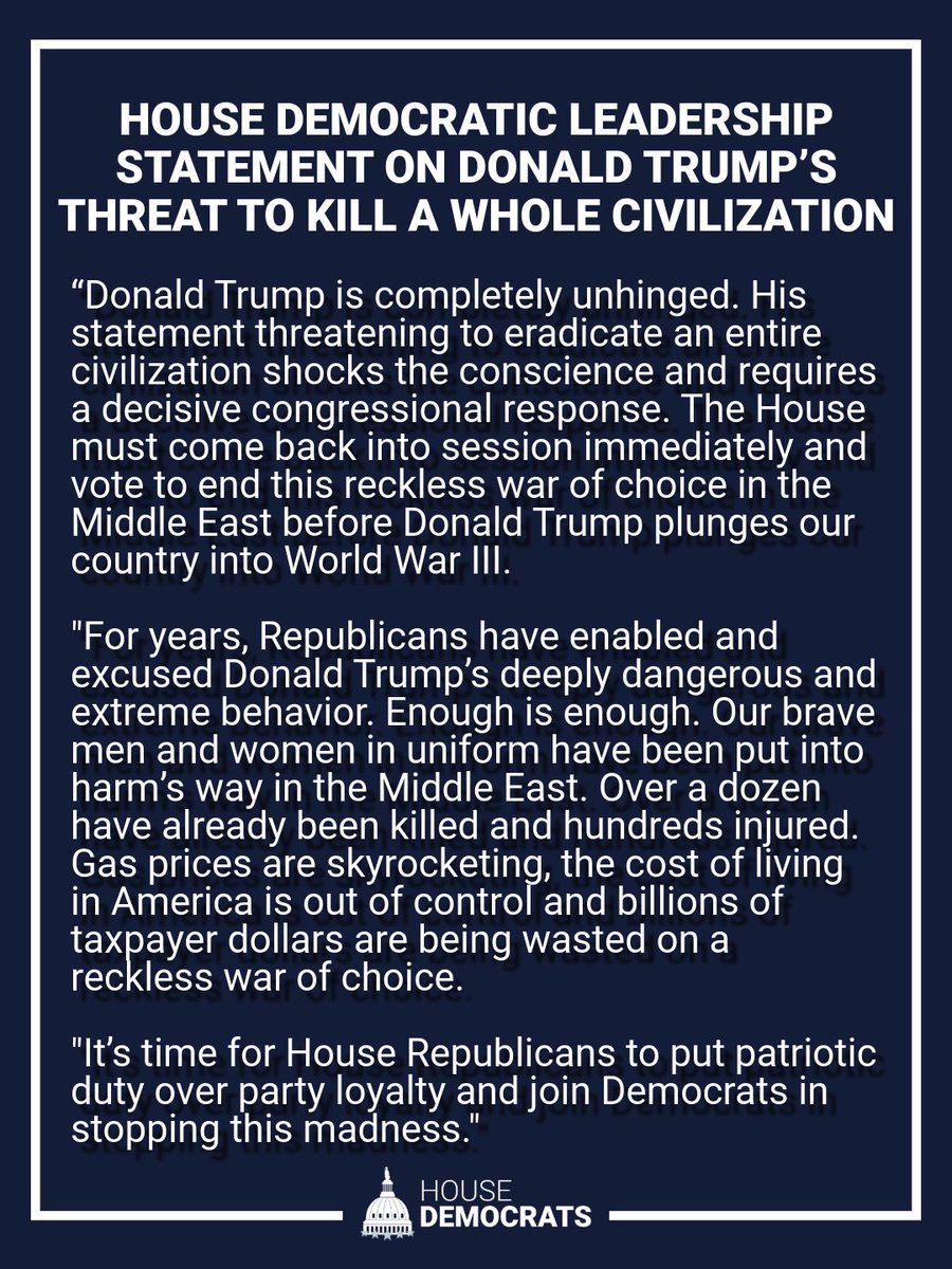 House Democrats tweet media