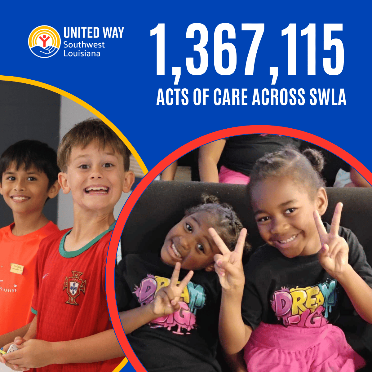 UnitedWaySWLA's tweet photo. Behind every number is a neighbor.
A family. A second chance.

This is what your United Way does — every single day.

#Impact #UnitedWaySWLA https://t.co/N1J1gvjScc