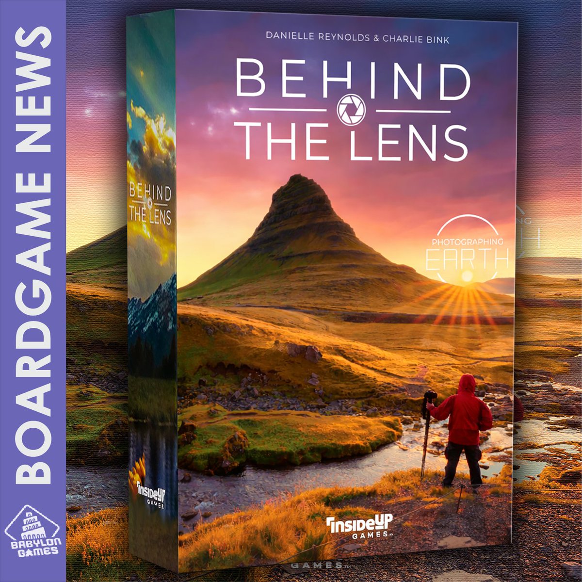 babylon__games's tweet image. Behind the Lens: Photographing Earth by @Insideupgames   

📐: Charlie Bink, Danielle Reynolds
🎨: n/a
🧍: 2-4 players
⏱️: 45-90 min

boardgamegeek.com/boardgame/4675…

#boardgames #geek #meeple #brettspiele #game #graplanszowa #jeuxdesociete #ボードゲーム #보드게임 #juegodesa