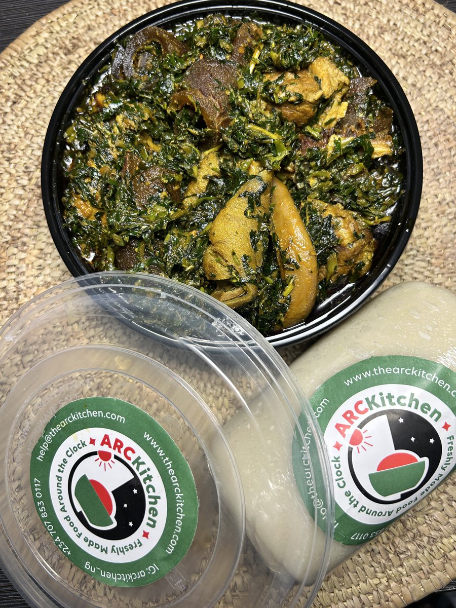 arckitchen_ng's tweet photo. We know you’ve had a long day and that’s why we are offering you this Edikaikong soup. 

Would you like it with Poundo or Wheat, let us know in the comments. https://t.co/ROAab4NwB2