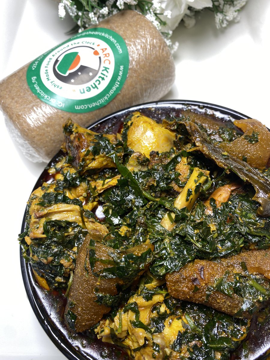 arckitchen_ng's tweet photo. We know you’ve had a long day and that’s why we are offering you this Edikaikong soup. 

Would you like it with Poundo or Wheat, let us know in the comments. https://t.co/ROAab4NwB2