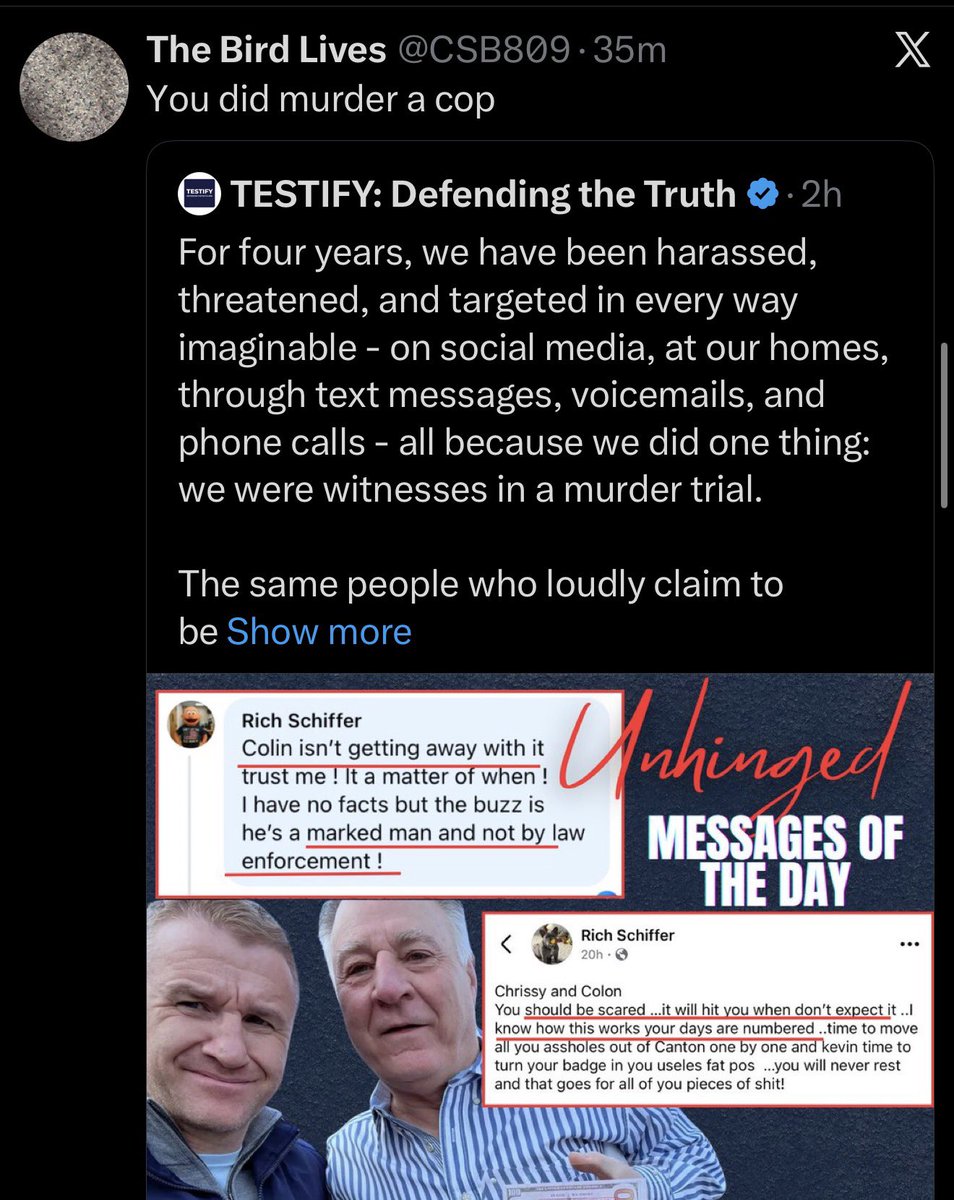 TESTIFY: Defending the Truth tweet media