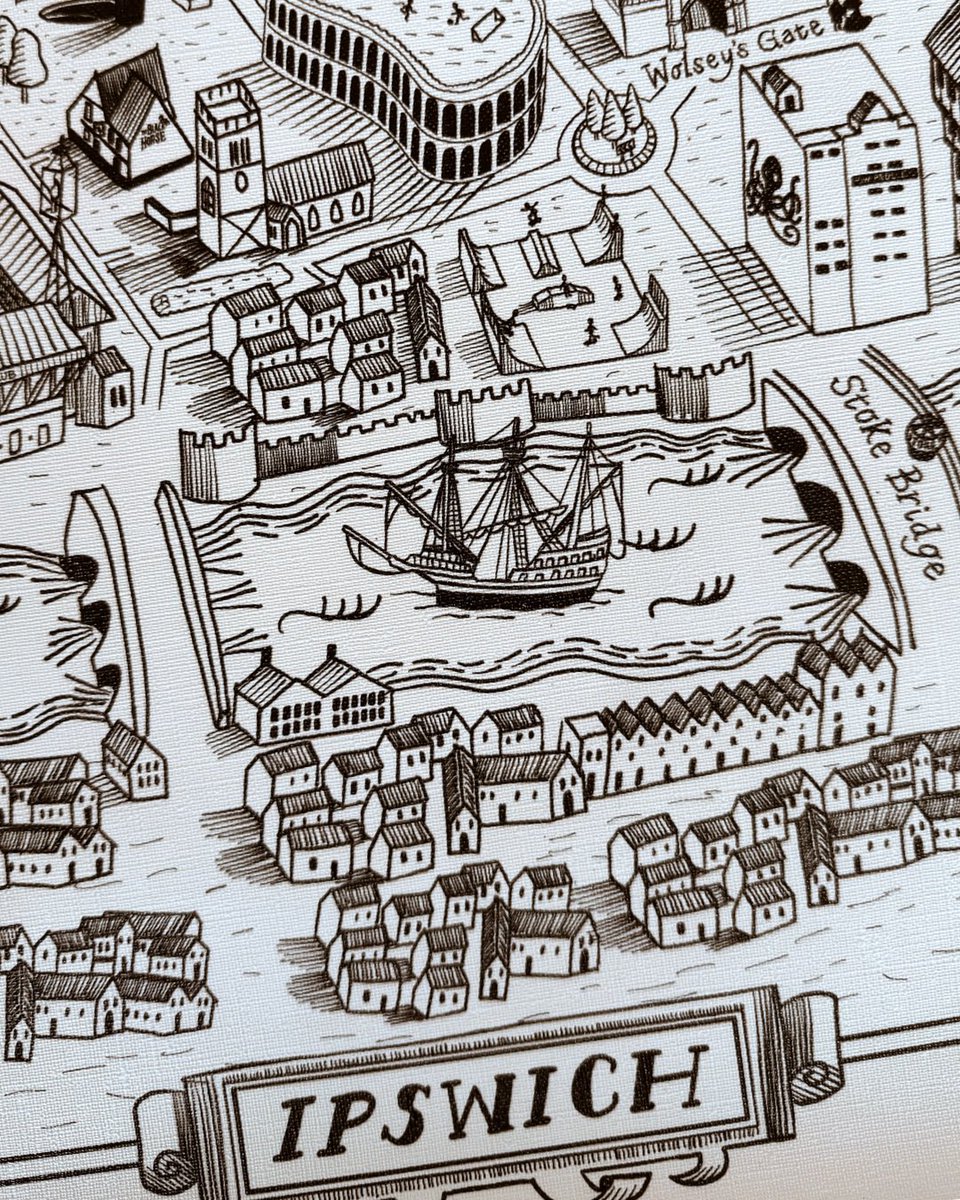callmeteditfc's tweet photo. “I was inspired by Ipswich’s Tudor era, when Wolsey first set out his ambitions for the town,” says Steve. https://t.co/HUCBrFxYlK