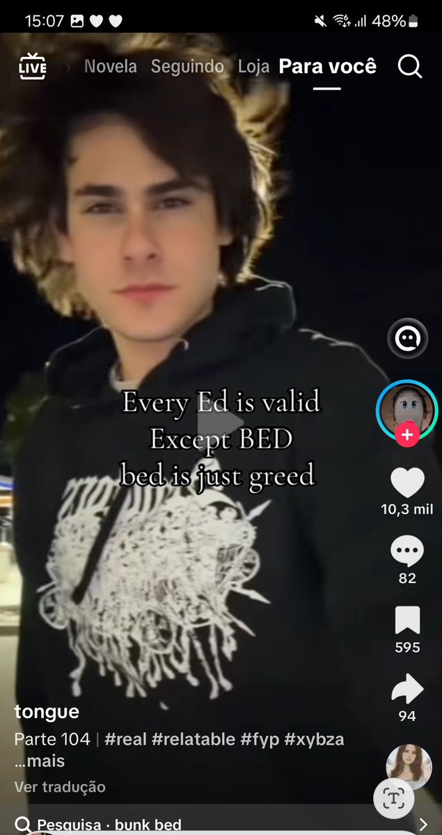 pior coisa foi essas crianças no tiktok.