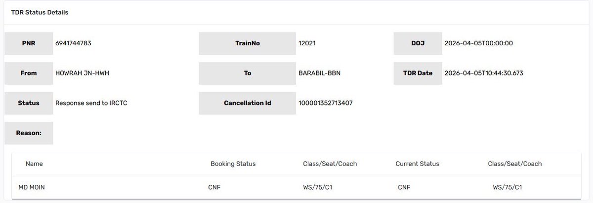 MoInsiders's tweet image. My train was delayed by 9 hours. I had to book alternate tickets because I had work I couldn't wait for so much time.
When my agent tried to cancel the ticket, they said not allowed.

Tell me should I get the refund for the same or not? Common man's money is a joke in India