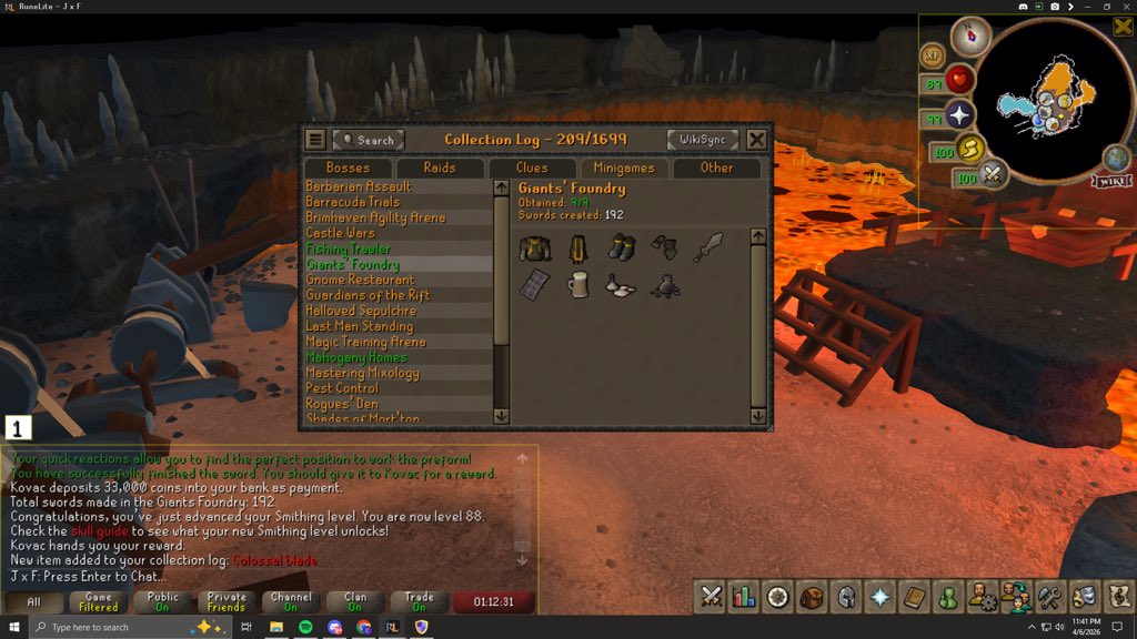 JxF_RS's tweet photo. Giants Foundry ✅

#OldSchool #Runescape #OSRS #RS https://t.co/8ZfBlS8pQZ