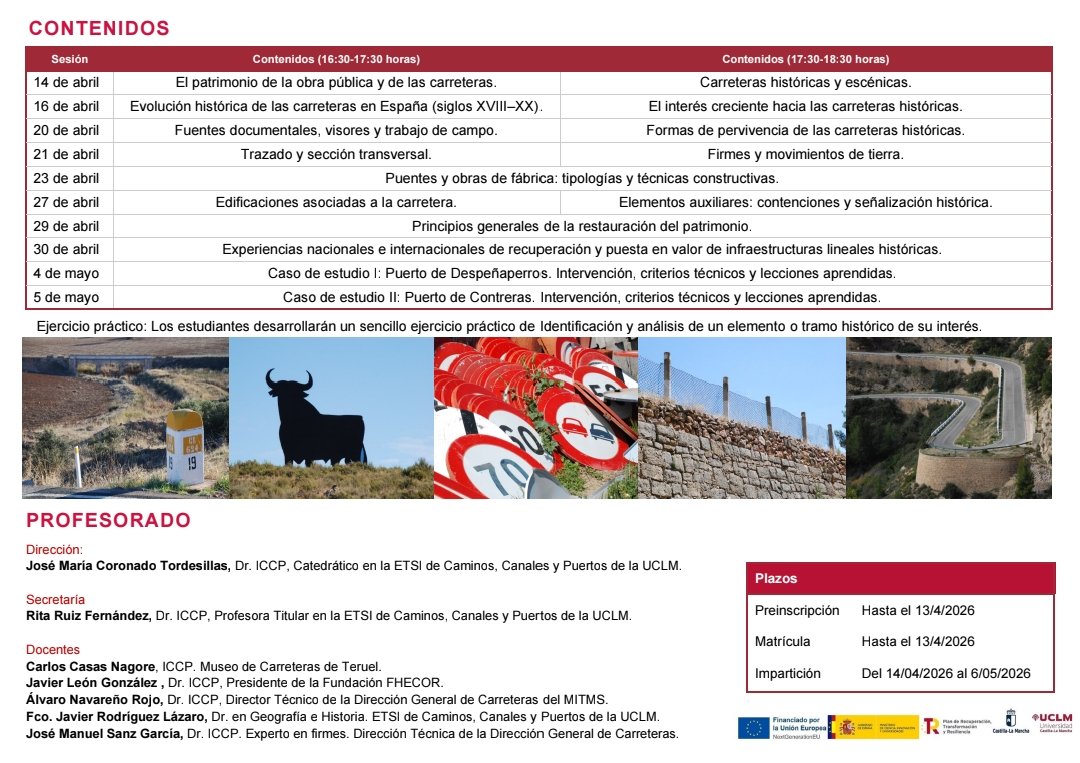 🔶 ETSI Caminos UCLM 🔶 tweet media