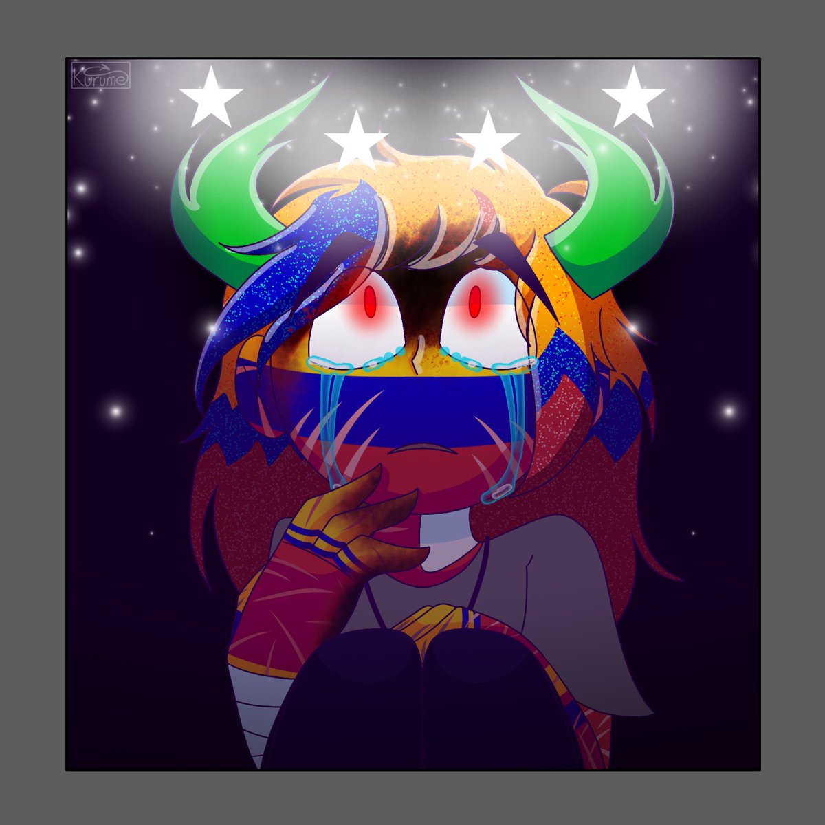 Kurume__00's tweet photo. 🌙Ataque de pánico🌙
Parte 14
Será que todo va a estar mejor? Al menos Coco ya se ve un poco menos alterado
#countryhumans #countryhumanscomic #countryhumanscolombia #countryhumansvenezuela #countryhumansecuador https://t.co/vHIGcpJVsZ