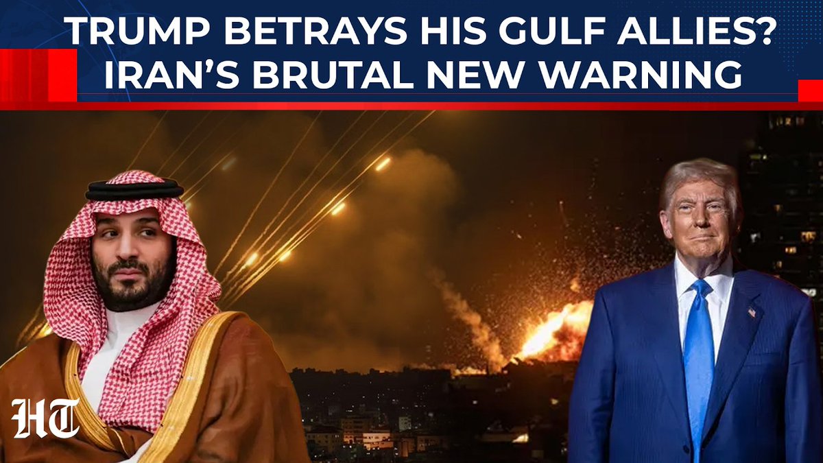 htTweets's tweet image. 🎥#WATCH | A dramatic escalation unfolds as Donald Trump issues a stark warning, saying “a whole civilization will die tonight,” triggering sharp reactions from Islamic Revolutionary Guard Corps. Iran responds with chilling threats targeting Gulf nations and critical