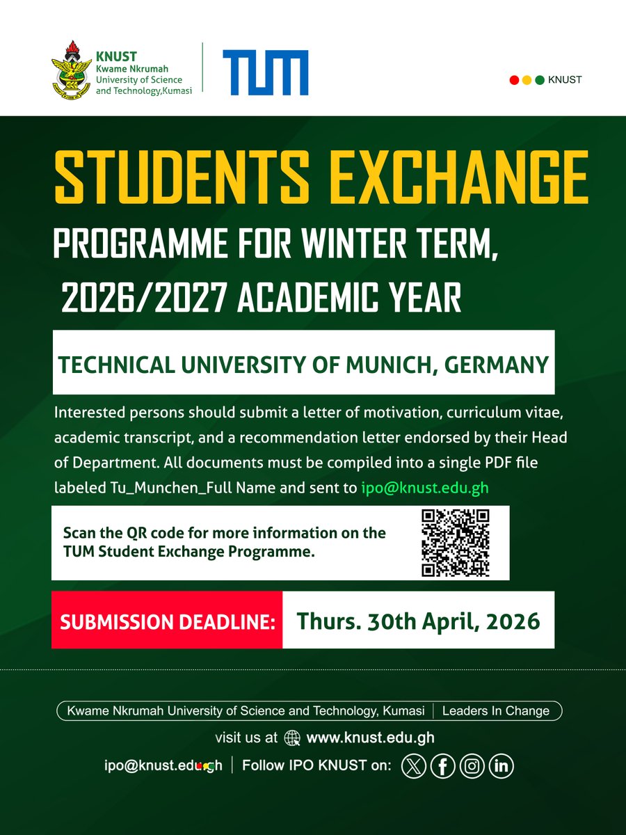 International Programmes Office, KNUST tweet media