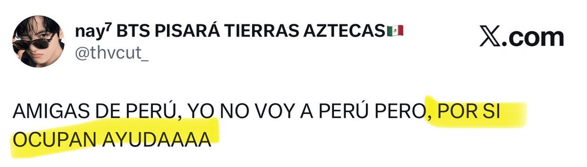 nay⁷ BTS PISARÁ TIERRAS AZTECAS🇲🇽 tweet media