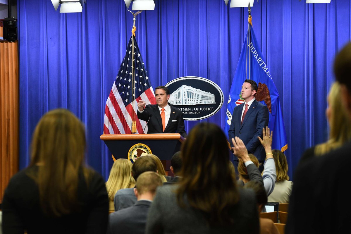 U.S. Department of Justice tweet media