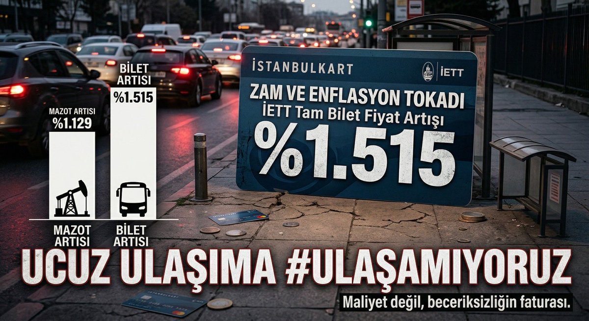 Reklam bütçesine gelince var, yeni otobüs alımına gelince yok. Paramız nereye gidiyor? Hizmete harcanmayan bütçe yüzünden biz gideceğimiz yere #Ulaşamıyoruz