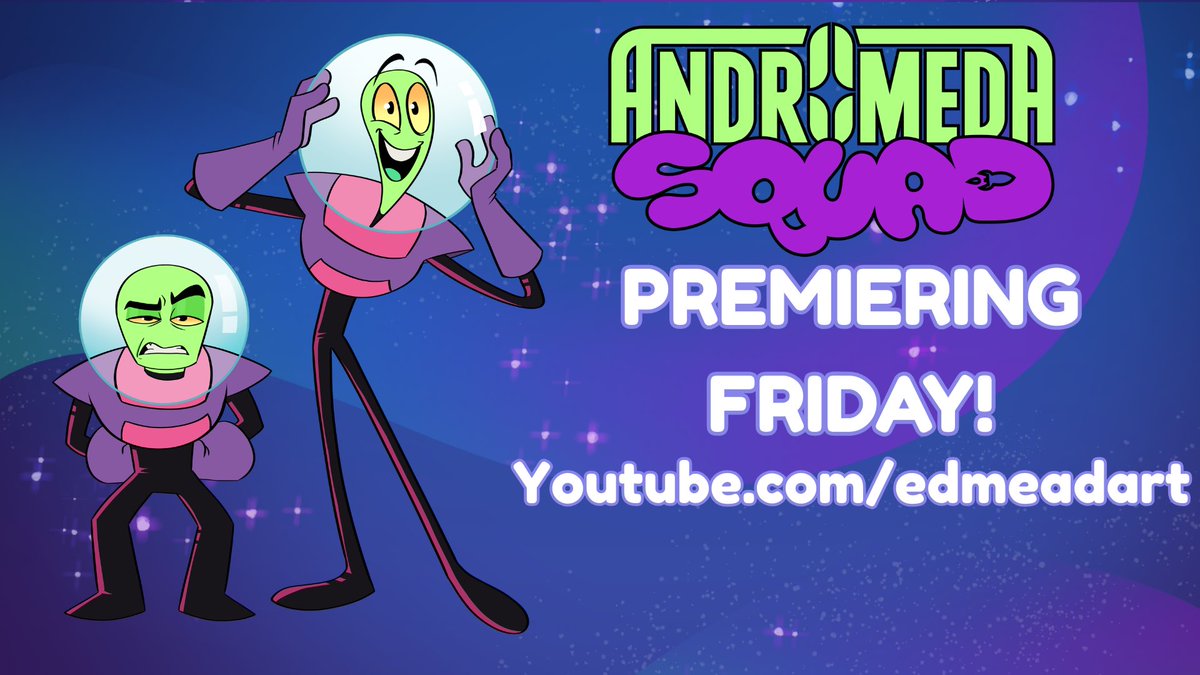 andromedasquads's tweet photo. 🚀GET READY TO LAUNCH! 🚀Andromeda Squad pilot is set to premiere THIS FRIDAY!

#indieanimation https://t.co/nrdmGXXVMq