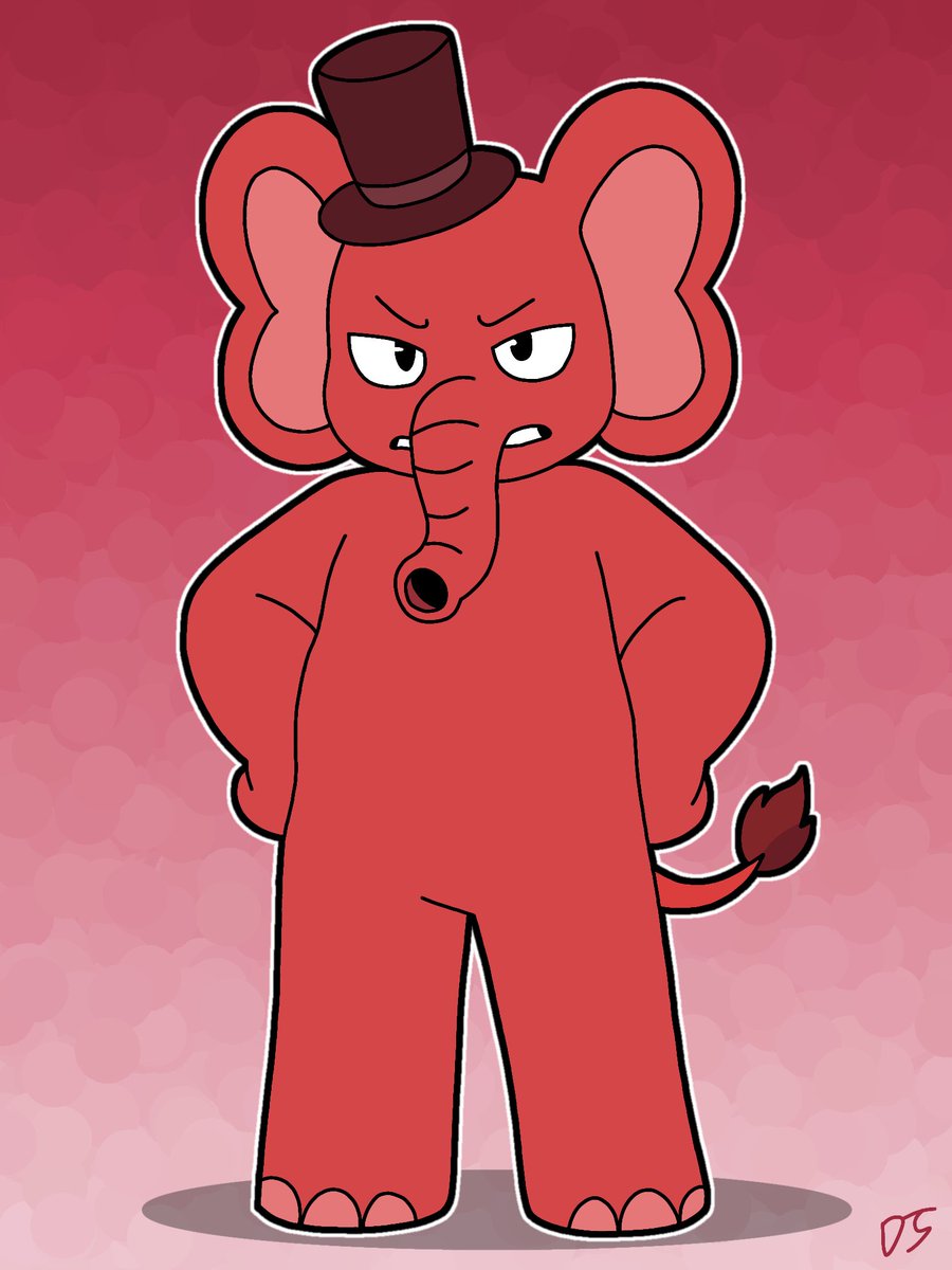 Delatlol's tweet image. Day 96 - Empathetic Elephant 🐘