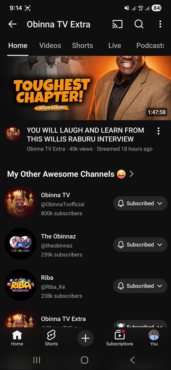 honpeter127's tweet photo. @CaptainDominicO Those are two different channels na bado ziko solid infact zimeongezeka tafuta pymbavu ukadanganye  my friend https://t.co/K1ouDMDYHy