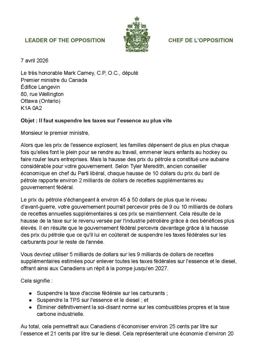 Pierre Poilievre tweet media