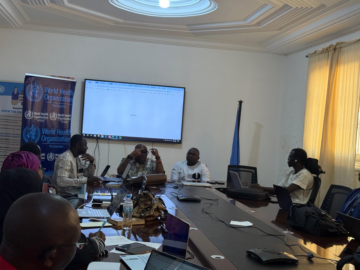 WHO Gambia tweet media
