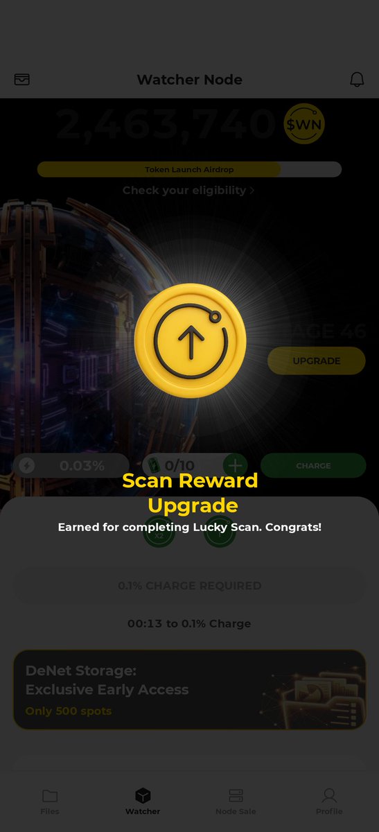HwgaUK's tweet photo. 🚀 Big win on DeNet! My Watcher Node has just detected a file ready for extra copies in the DeNet Storage network, earning me some token rewards!

📱💰 Join with my link and start earning: https://t.co/OzbEw9MvQW

Enter my code: 0x235e34f0fe6faa968b426c93b21d829a15c67b3a https://t.co/2Qx5vxUtDB