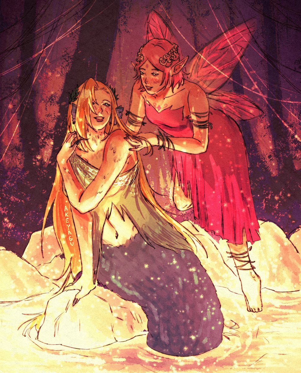 nymph ino &amp; fairy skr 🪷 #inosaku