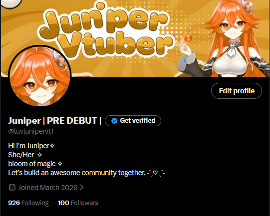 Juniper | PRE DEBUT | tweet media