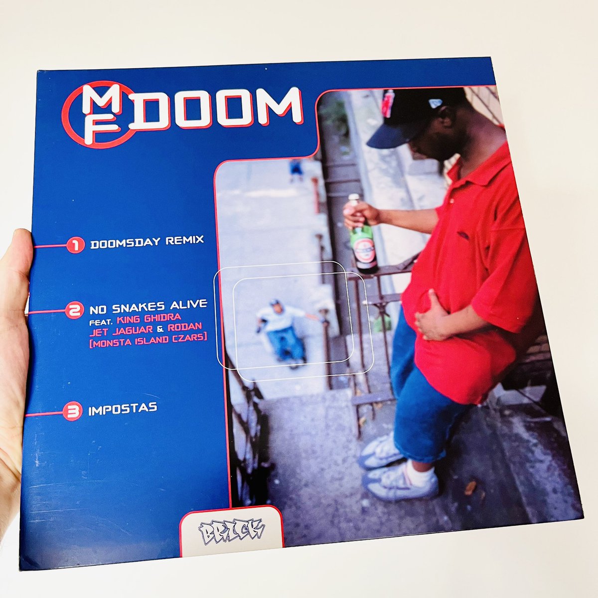 RyanProctor75's tweet photo. MF DOOM / MF Grimm - “MF” EP (Brick / 2000) #DigginInMyCrates #MFDOOM #MFGrimm #00sHipHop #RIPMFDOOM #Vinyl https://t.co/ZJq2A431gs