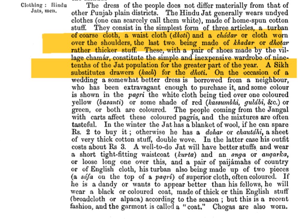 Indus_kanger's tweet image. What bullshit and paindu historical 
Revisionism is this.punjabi no matter Sikh muslim hindu used to wear dhoti it's Punjabi National dress which was same throughout punjab.