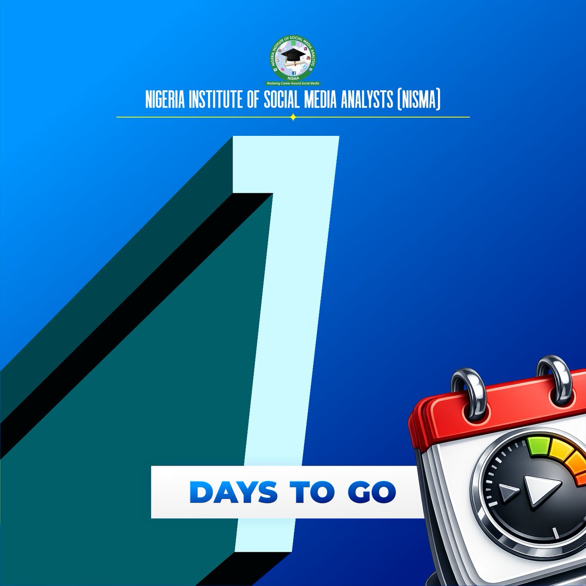 officialnisma's tweet photo. 7 DAYS TO GO! 🚀
Don’t miss out on this powerful 2-day experience.
.
Register now: https://t.co/aeYf1by7mj
Call: 08068193066, 07052451760, 08146717175 https://t.co/odtgVZhdi3