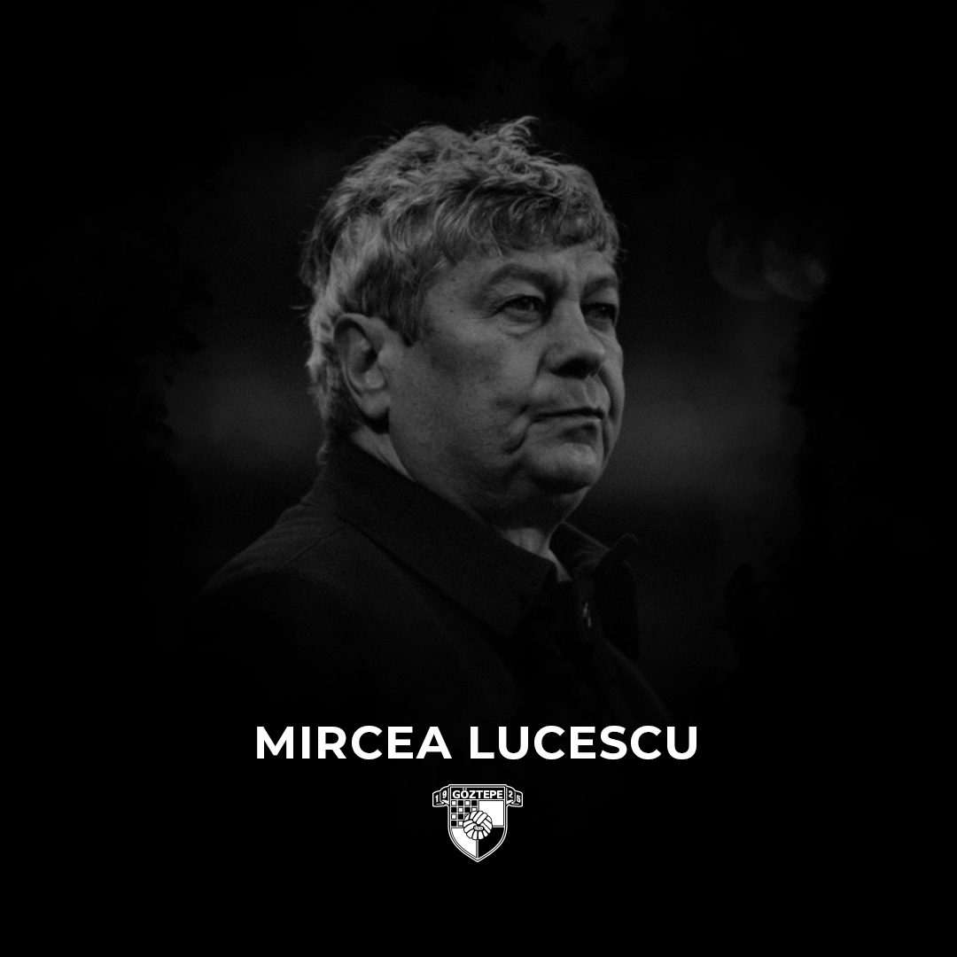 Goztepe's tweet photo. 2017-2019 yılları arasında A Milli Takımımızda teknik direktörlük görevinde bulunmuş Mircea Lucescu’nun vefat ettiğini derin bir üzüntüyle öğrenmiş bulunmaktayız.

Lucescu’ya Allah’tan rahmet; ailesine, yakınlarına ve tüm spor camiasına başsağlığı diliyoruz. https://t.co/4KWpiB4jVD