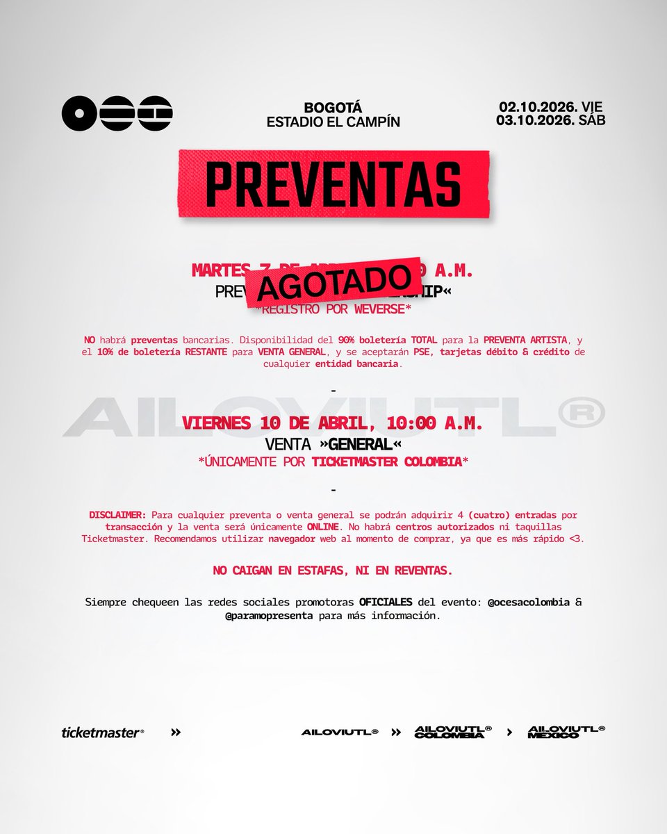 AILOVIUTL Colombia tweet media
