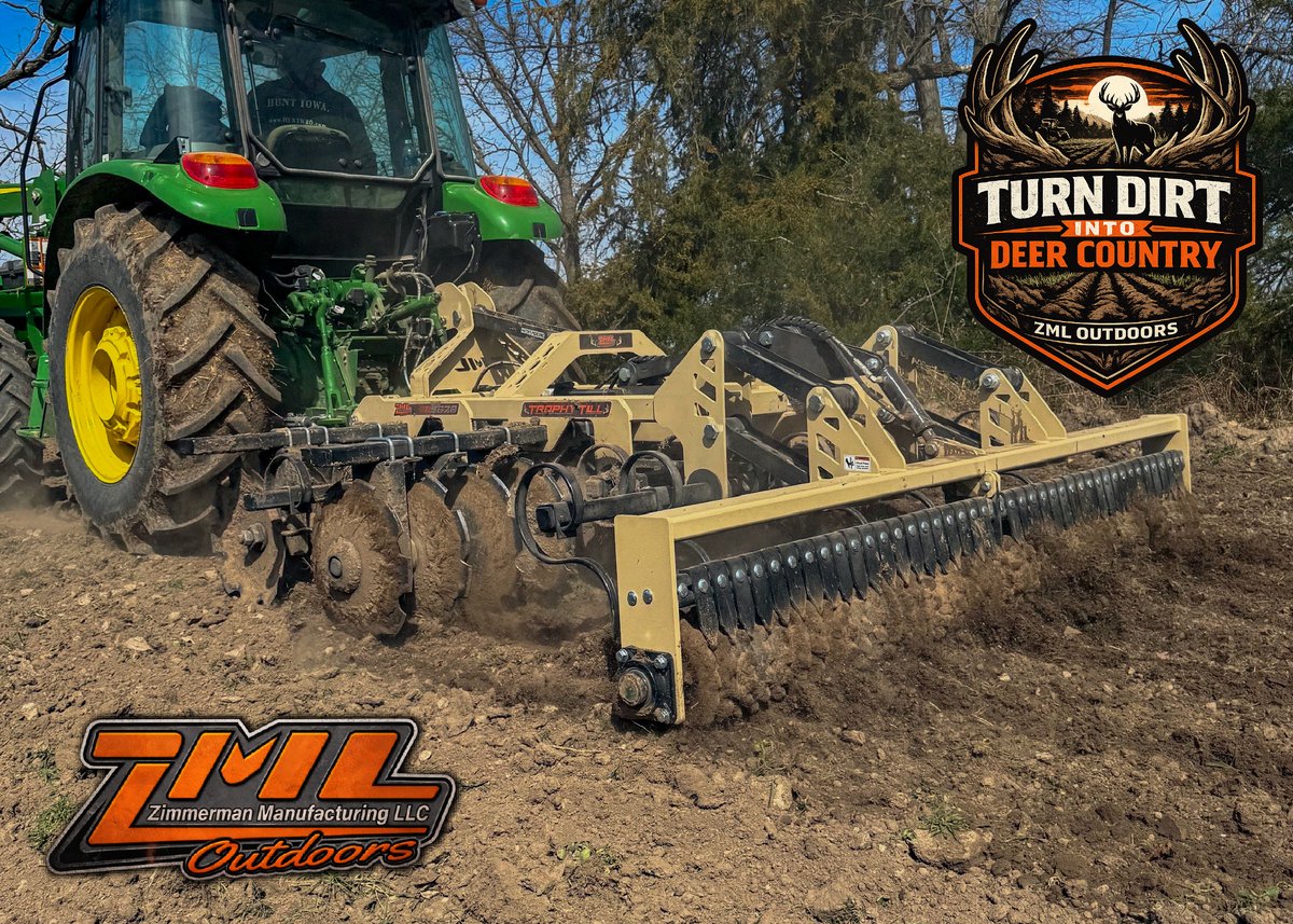 ZimmermanMfgLLC's tweet image. Turn dirt into deer country.
Serious food plots start with serious equipment. Built for land managers who want more than just a patch of green they want better habitat, stronger plots, and more deer on their property.

#FoodPlots #HabitatManagement #DeerCountry #ZMLOutdoors