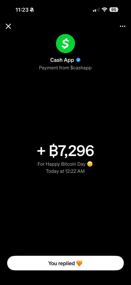 Geovannie's tweet photo. @CashApp Thank you for the Bitcoin https://t.co/dklHU5AOOH