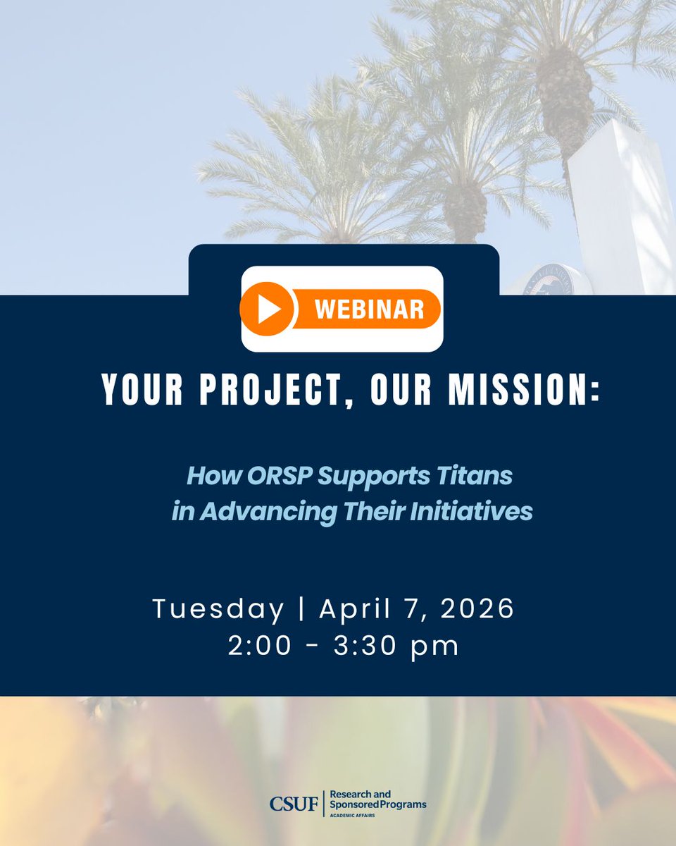 CSUF Research tweet media