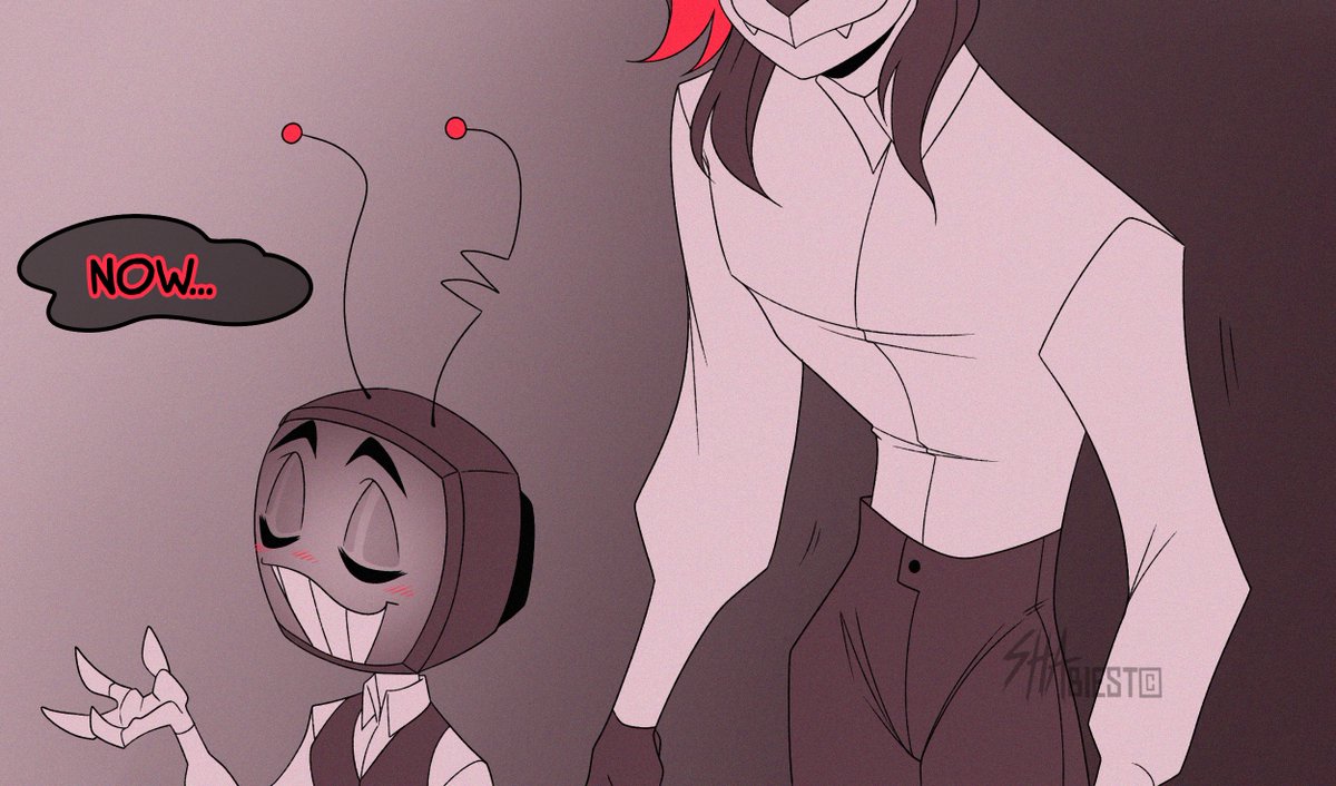 ShaBiest's tweet image. Farewell.

#HazbinHotel #LostSignal #Radiostatic #Voxal