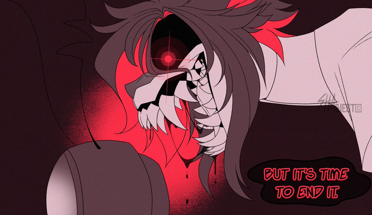 ShaBiest's tweet image. Farewell.

#HazbinHotel #LostSignal #Radiostatic #Voxal