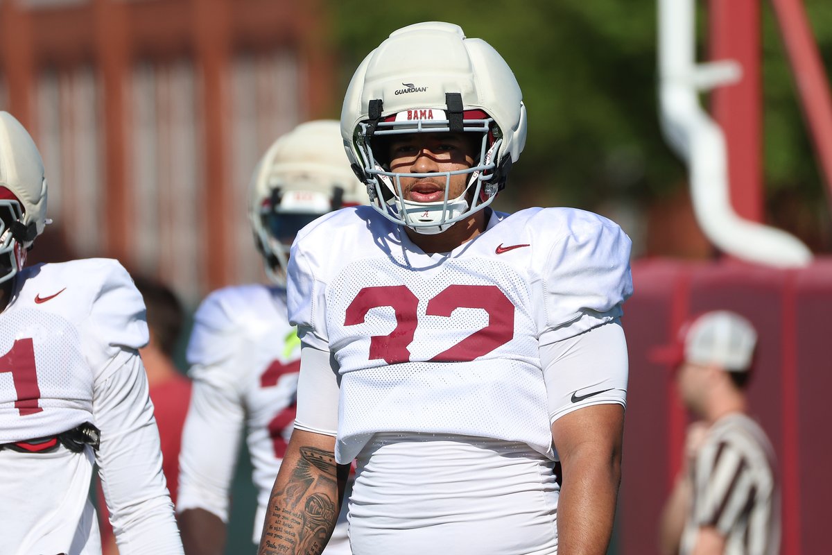 Charlie_Potter's tweet image. #Alabama freshmen Xavier Griffin (11), Jamarion Matthews (41), Corey Howard (32) and Rihyael Kelley at Tuesday's spring football practice.

Photo gallery from practice No. 11:

🔗 on3.com/teams/alabama-…