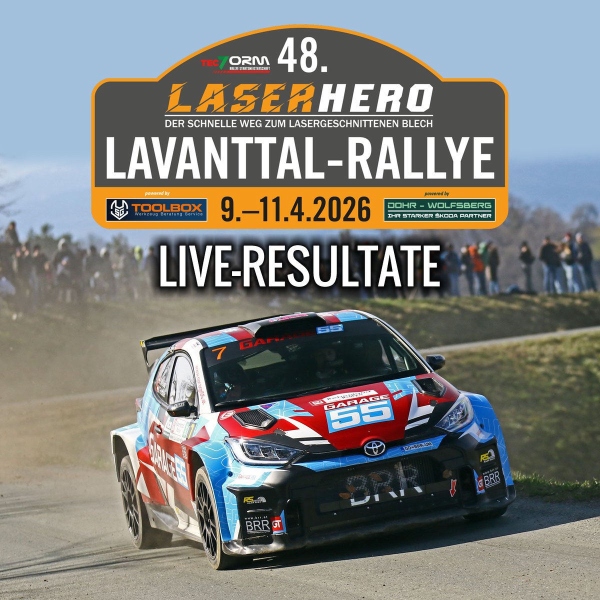 🏁🇦🇹 Um 15:34h startet die erste Sonderprüfung - Live-Resultate gibt es hier ➡️ delta-timing.hr/results/lavant… 😎

📸 Daniel Fessl

#brr #rallye #lavanttalrallye #rally #tec7orm