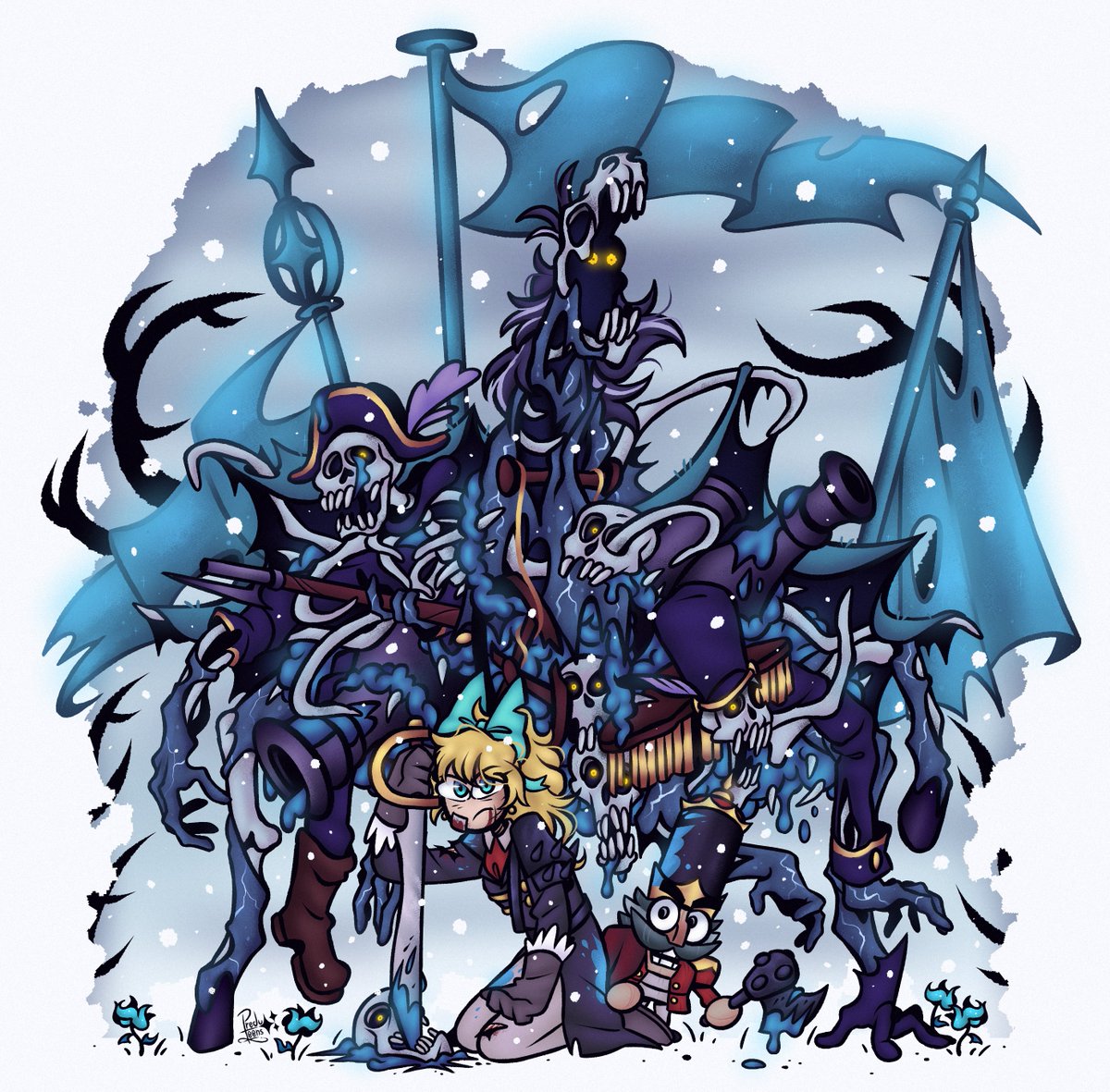 PreduToons209's tweet photo. [💀❄️🩰]

#ClaraAndTheBelow #Fanart https://t.co/QGRuWR9VCY