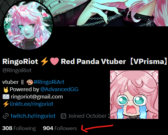 RingoRiot ⚡🩷 Red Panda Vtuber【VPrisma】 tweet media